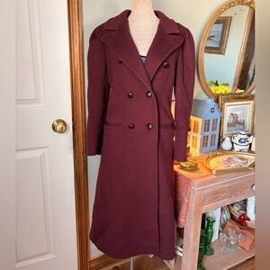 VINTAGE Elegant Burgundy Women's Coat